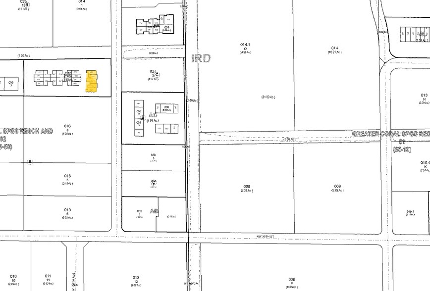 3740-3748 NW 124th Ave, Coral Springs, FL à louer - Plan cadastral – Image 2 sur 8