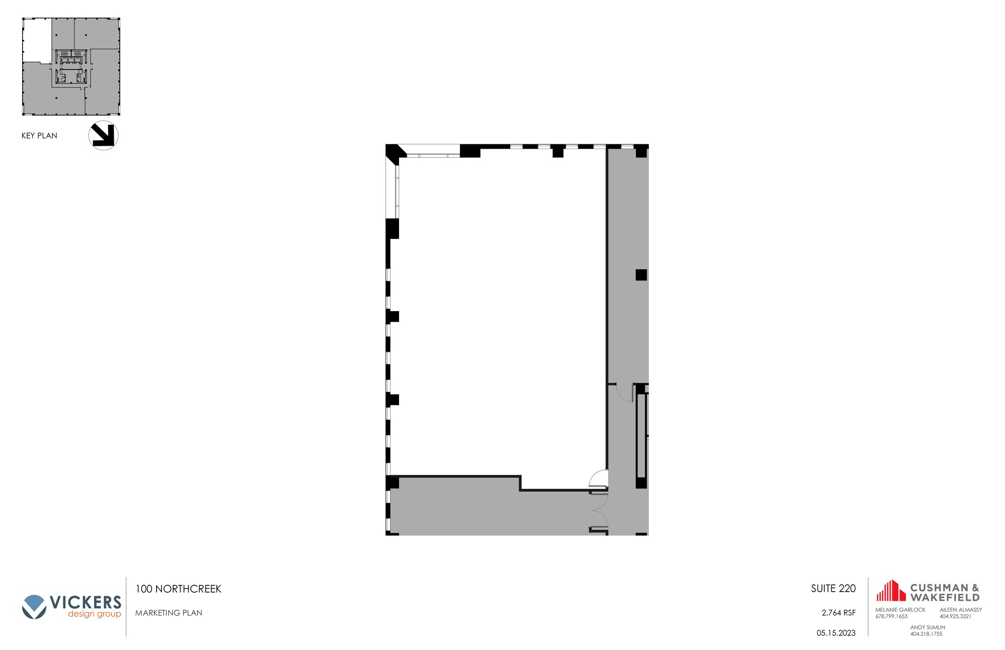 3715 Northside Pky NW, Atlanta, GA à louer Plan de site– Image 1 sur 1