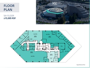 1450 Fashion Island Blvd, San Mateo, CA à louer Plan d’étage– Image 1 sur 1