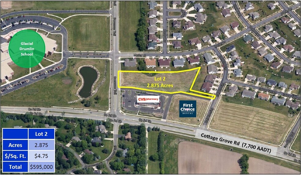 649 Cork Xing, Cottage Grove, WI à vendre - Photo de l’immeuble – Image 1 sur 3