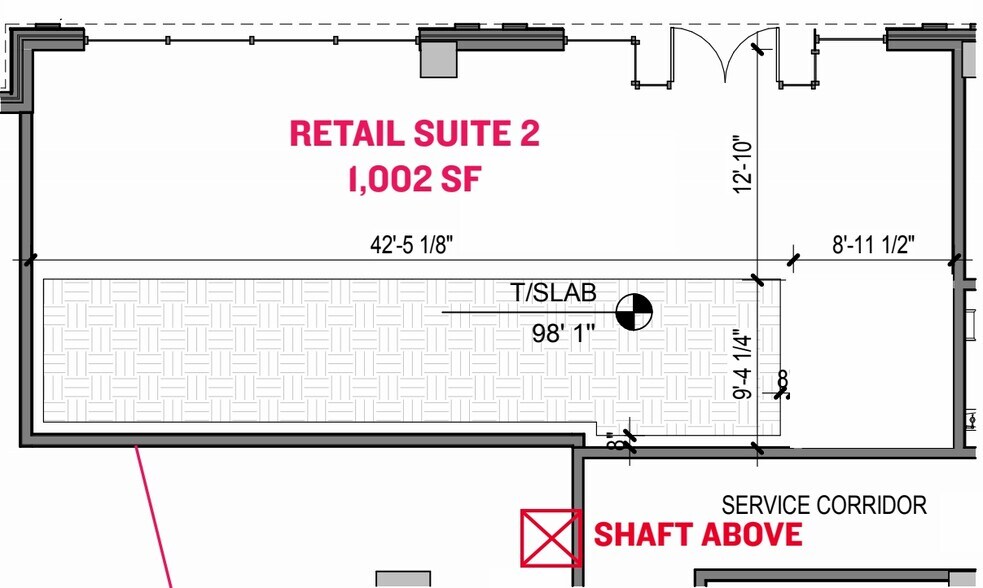 313 College Ave, College Station, TX à louer - Plan d’étage – Image 3 sur 4