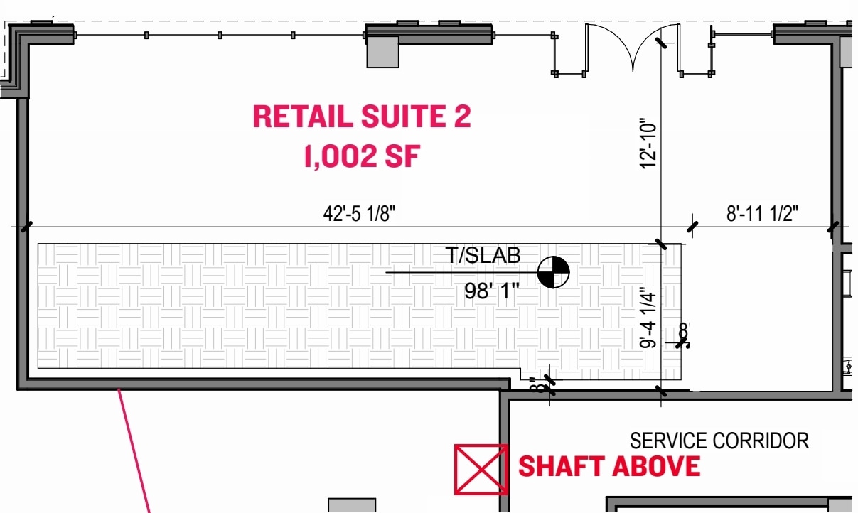 313 College Ave, College Station, TX à louer Plan d’étage– Image 1 sur 1