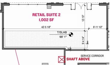 313 College Ave, College Station, TX à louer Plan d’étage– Image 1 sur 1