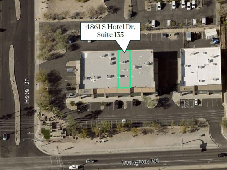 4861 S Hotel Dr, Tucson, AZ à louer - Photo de l’immeuble – Image 2 sur 3