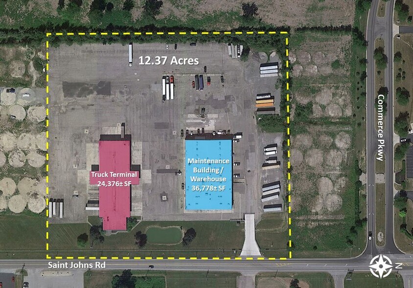 St Johns Rd/I75 - Truck Terminal portefeuille de 2 biens à vendre sur LoopNet.fr - Photo de l’immeuble – Image 2 sur 15