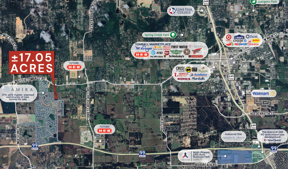 FM 2920 & Rosewood Trail, Tomball, TX à vendre - Photo principale – Image 1 sur 2