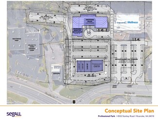 Plus de détails pour 4502 Starkey Rd, Cave Spring, VA - Local commercial à louer