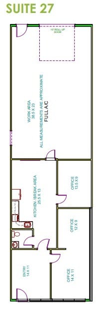 1835 E 6th St, Tempe, AZ à louer Plan d’étage– Image 1 sur 1