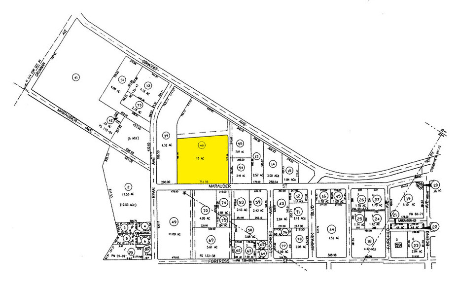 1100 Marauder St, Chico, CA à louer - Plan cadastral – Image 2 sur 29