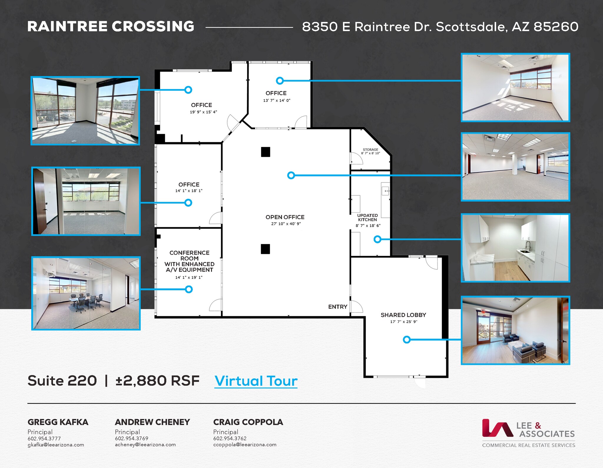 8350 E Raintree Dr, Scottsdale, AZ à louer Plan d’étage– Image 1 sur 8