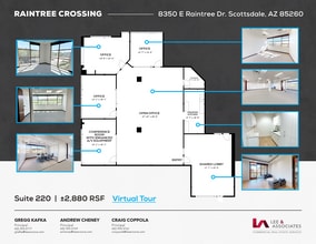 8350 E Raintree Dr, Scottsdale, AZ à louer Plan d’étage– Image 1 sur 8