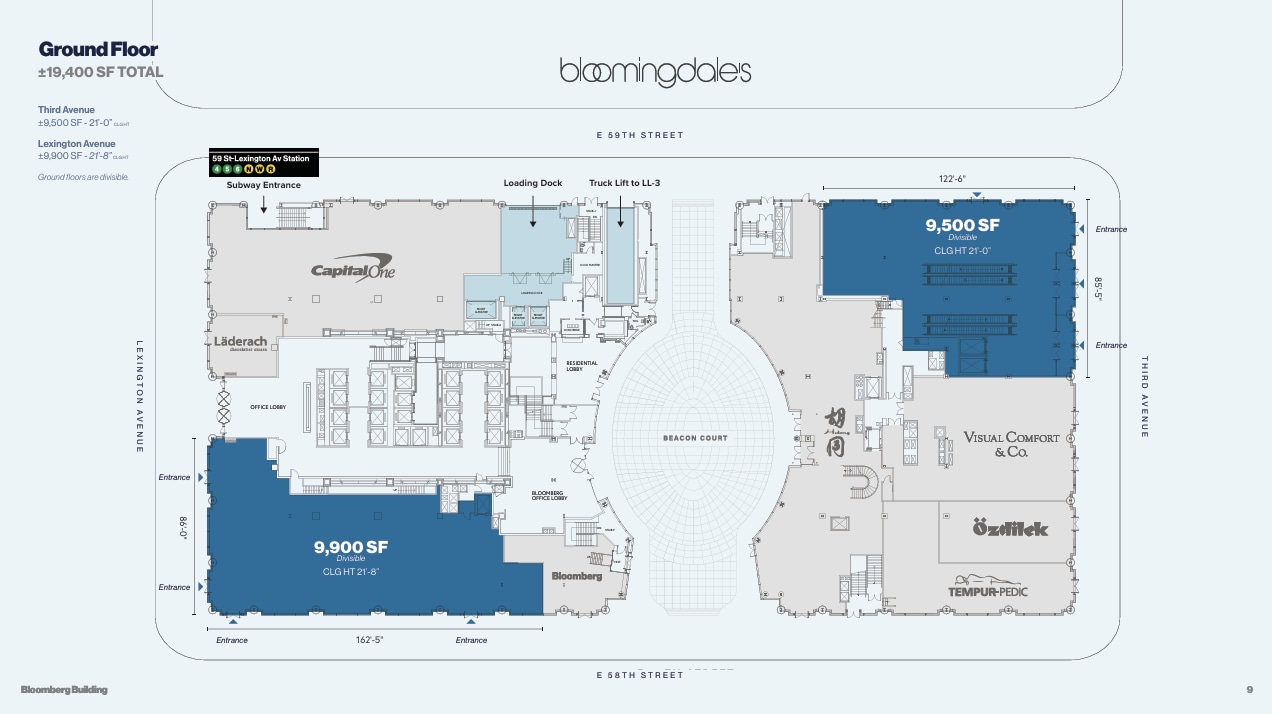 731 Lexington Ave, New York, NY à louer Plan d’étage– Image 1 sur 1