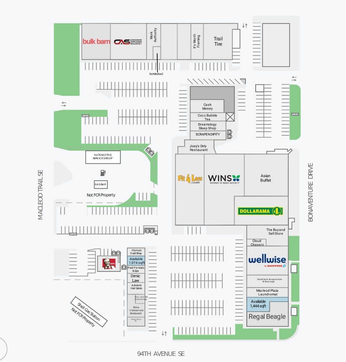 9330 Macleod Trl, Calgary, AB à louer Plan de site– Image 1 sur 1