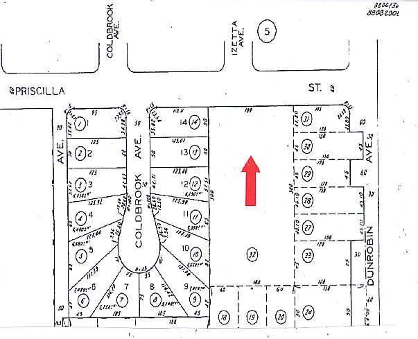 9826 Priscilla St, Downey, CA à vendre - Plan cadastral – Image 2 sur 3