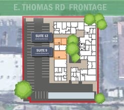 4643 E Thomas Rd, Phoenix, AZ à louer Plan de site– Image 1 sur 1