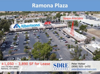 Plus de détails pour 1407-1467 Main St, Ramona, CA - Local commercial à louer