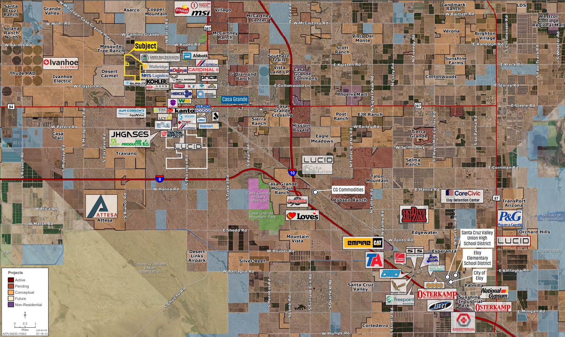SEC Bianco Rd & Kortsen rd, Casa Grande, AZ à vendre Photo principale– Image 1 sur 5