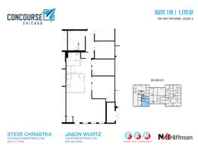 8601 W Bryn Mawr Ave, Chicago, IL à louer Plan d’étage– Image 1 sur 1