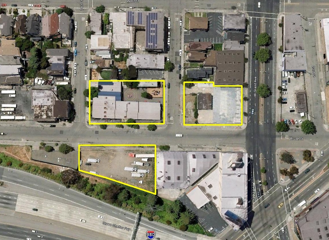2101 Brush St, Oakland, CA à louer Plan de site– Image 1 sur 4