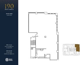 190 S La Salle St, Chicago, IL à louer Plan d’étage– Image 2 sur 2