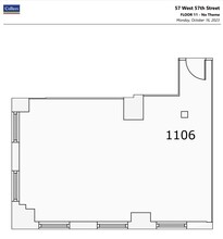 57 W 57th St, New York, NY à louer Plan d’étage– Image 1 sur 1