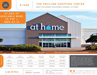 Plus de détails pour 900-1000 W Esplanade Ave, Kenner, LA - Local commercial à louer