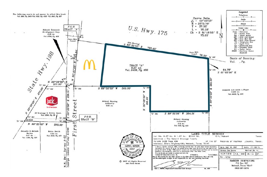 19003 US 175, Mabank, TX à vendre - Plan de site – Image 2 sur 2