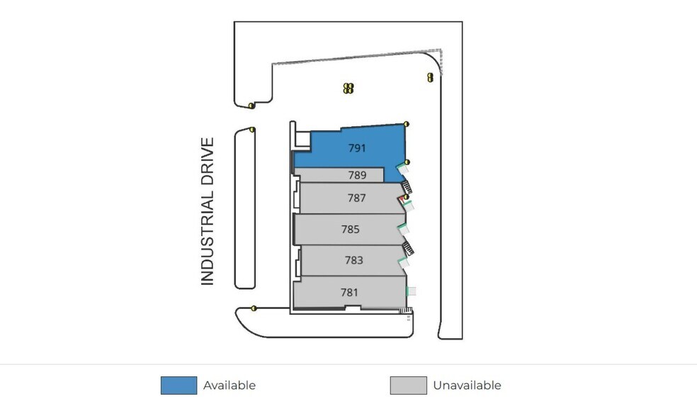 781-791 Industrial Dr, Elmhurst, IL à louer - Plan de site – Image 2 sur 2