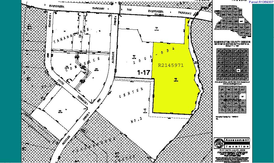 3310 NE Aloclek Dr, Hillsboro, OR à louer - Plan cadastral – Image 3 sur 5