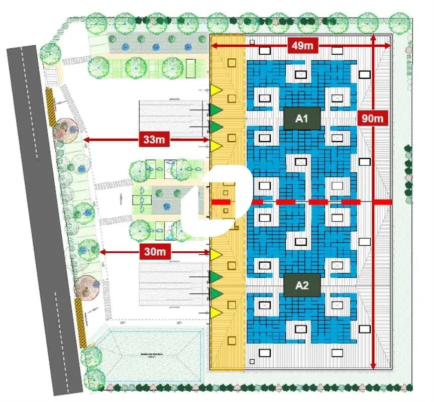 Local d’activités dans Aulnay-sous-Bois à louer Plan de site– Image 1 sur 4