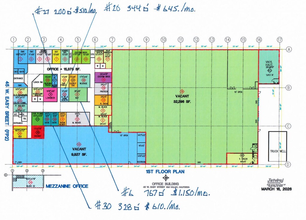 45 W Easy St, Simi Valley, CA à louer Plan d’étage– Image 1 sur 1