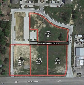 Plus de détails pour 1801-6 Fort Worth Hwy, Weatherford, TX - Terrain à vendre
