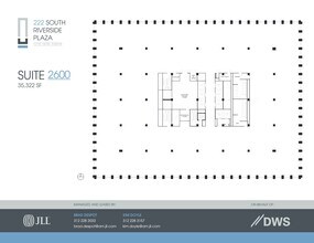 222 S Riverside Plz, Chicago, IL à louer Plan de site– Image 1 sur 2