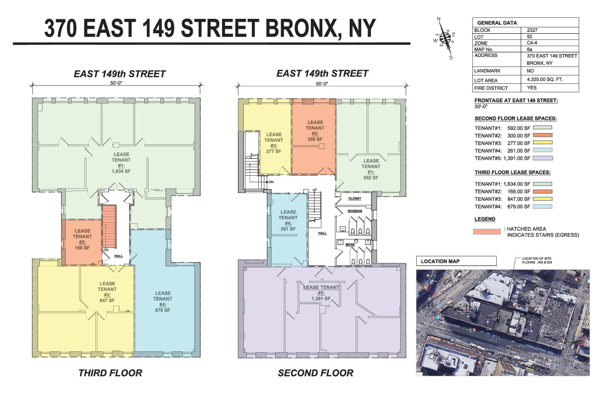 370 E 149th St, Bronx, NY à louer Plan d’étage– Image 1 sur 5