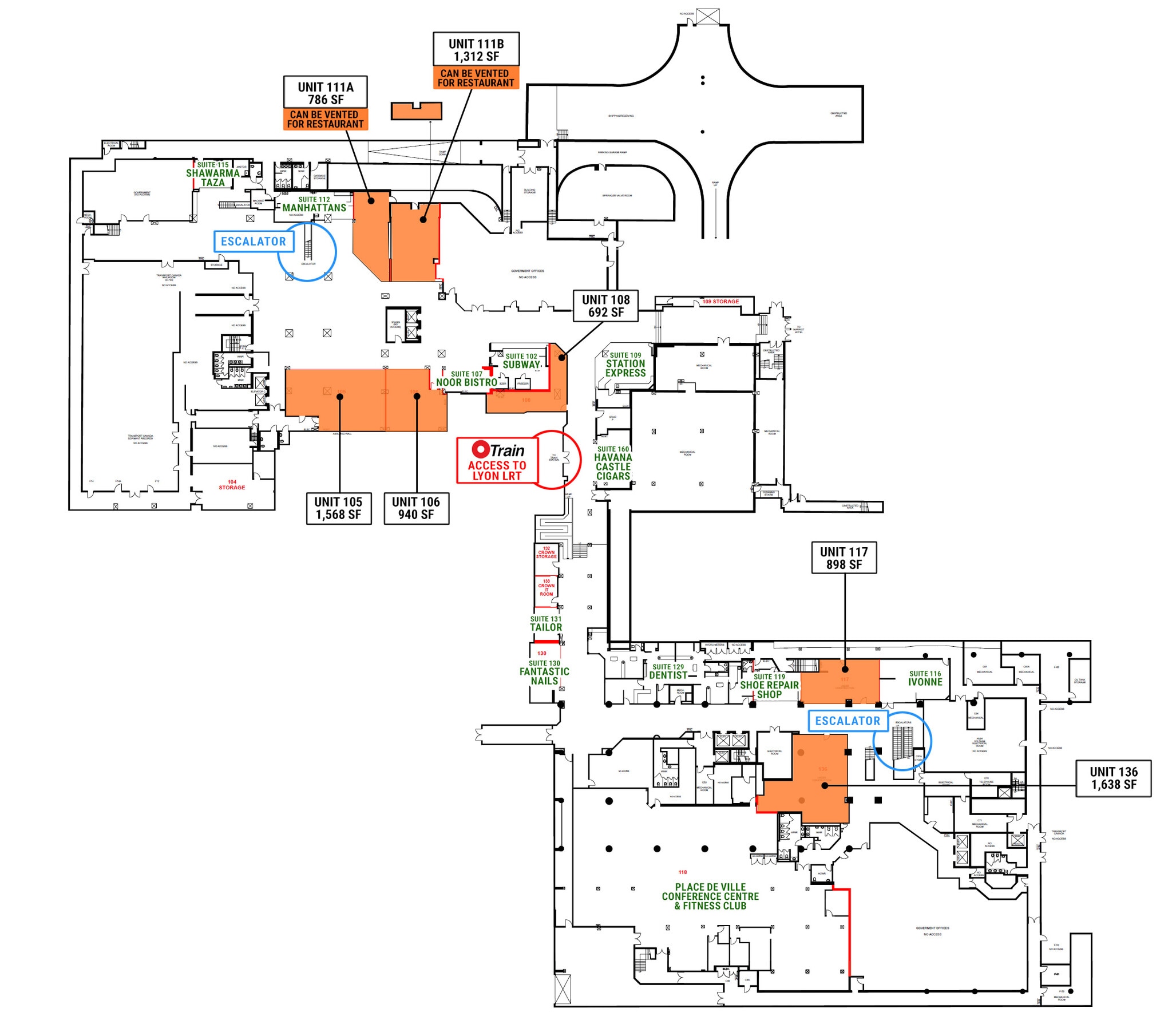 320 Queen St, Ottawa, ON à louer Plan de site– Image 1 sur 2