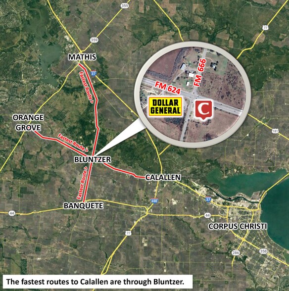 5459 FM 624, Bluntzer, TX à vendre - Aérien – Image 2 sur 2