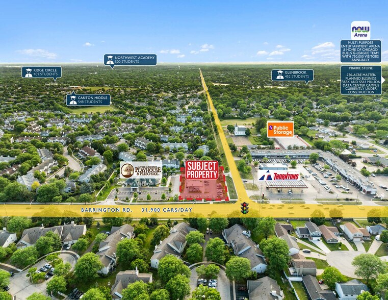 390 N Barrington Rd, Schaumburg, IL à vendre - Photo de l’immeuble – Image 2 sur 5