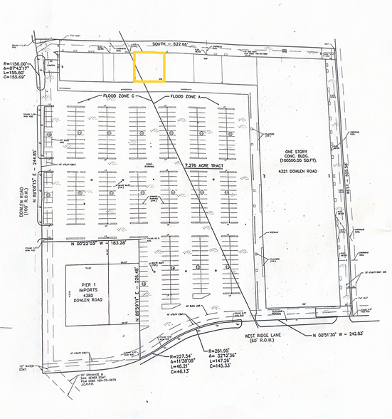 4384 Dowlen Rd, Beaumont, TX à louer - Plan cadastral – Image 1 sur 1