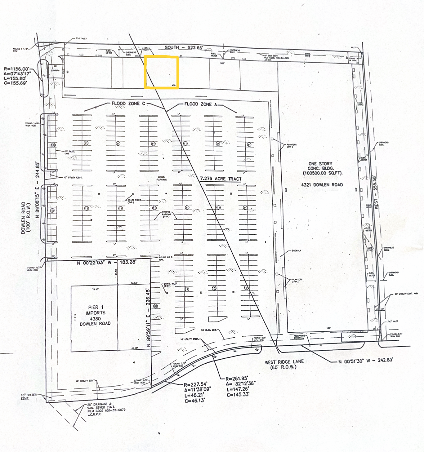 4384 Dowlen Rd, Beaumont, TX à louer Plan cadastral– Image 1 sur 2