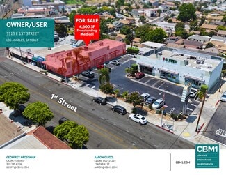 Plus de détails pour 3513 E 1st St, Los Angeles, CA - Local commercial à vendre