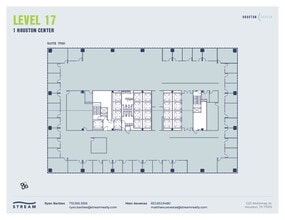 1221 McKinney St, Houston, TX à louer Plan d’étage– Image 1 sur 1