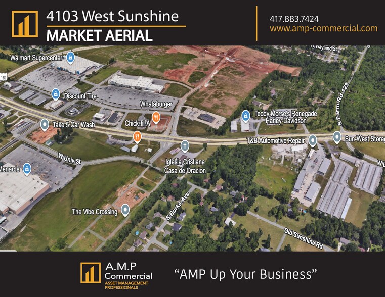 4103 W Sunshine St, Springfield, MO à louer - Photo de l’immeuble – Image 2 sur 14
