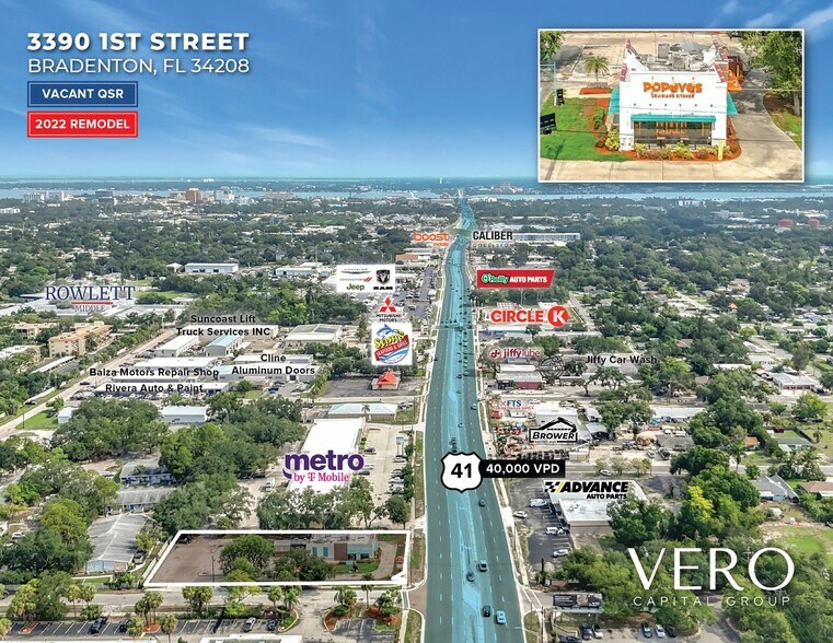 3390 1st St W, Bradenton, FL à vendre - Photo de l’immeuble – Image 1 sur 5