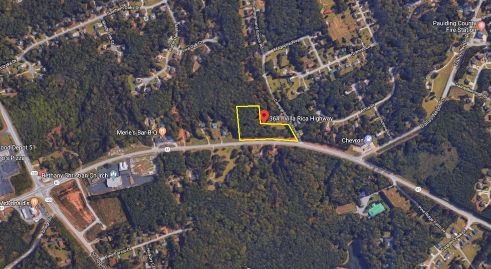 3641 Villa Rica Hwy, Dallas, GA à vendre - Aérien – Image 2 sur 2