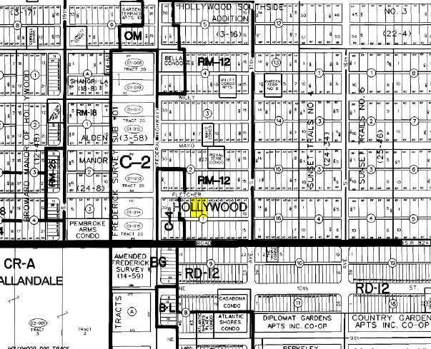 1730-1734 Fletcher St, Hollywood, FL à vendre - Plan cadastral – Image 2 sur 3