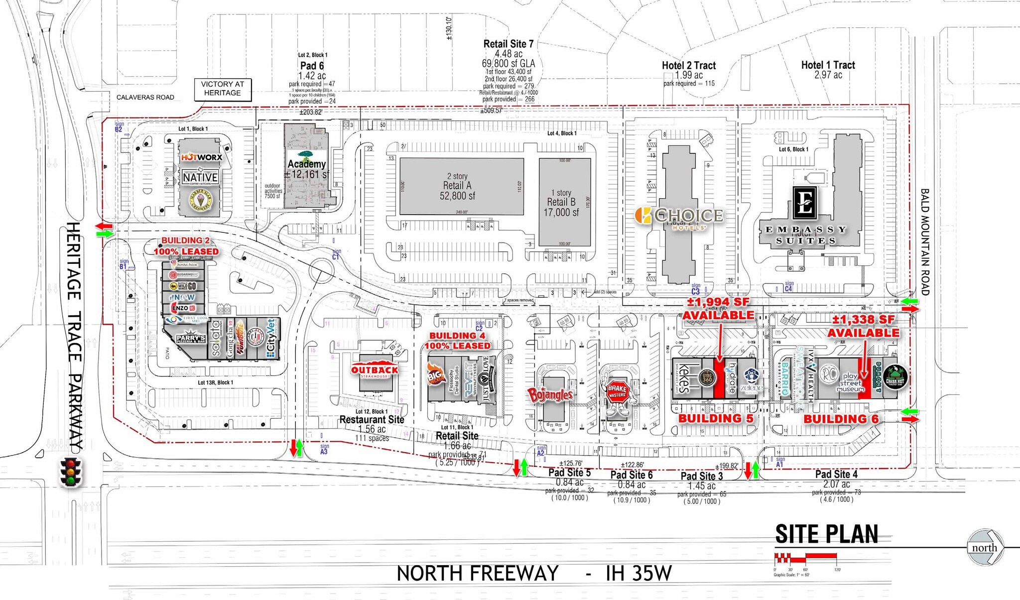 NWC Heritage Trace Pkwy & I-35W, Fort Worth, TX à louer Plan de site– Image 1 sur 1