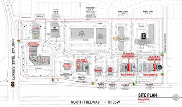 NWC Heritage Trace Pkwy & I-35W, Fort Worth, TX à louer Plan de site– Image 1 sur 1