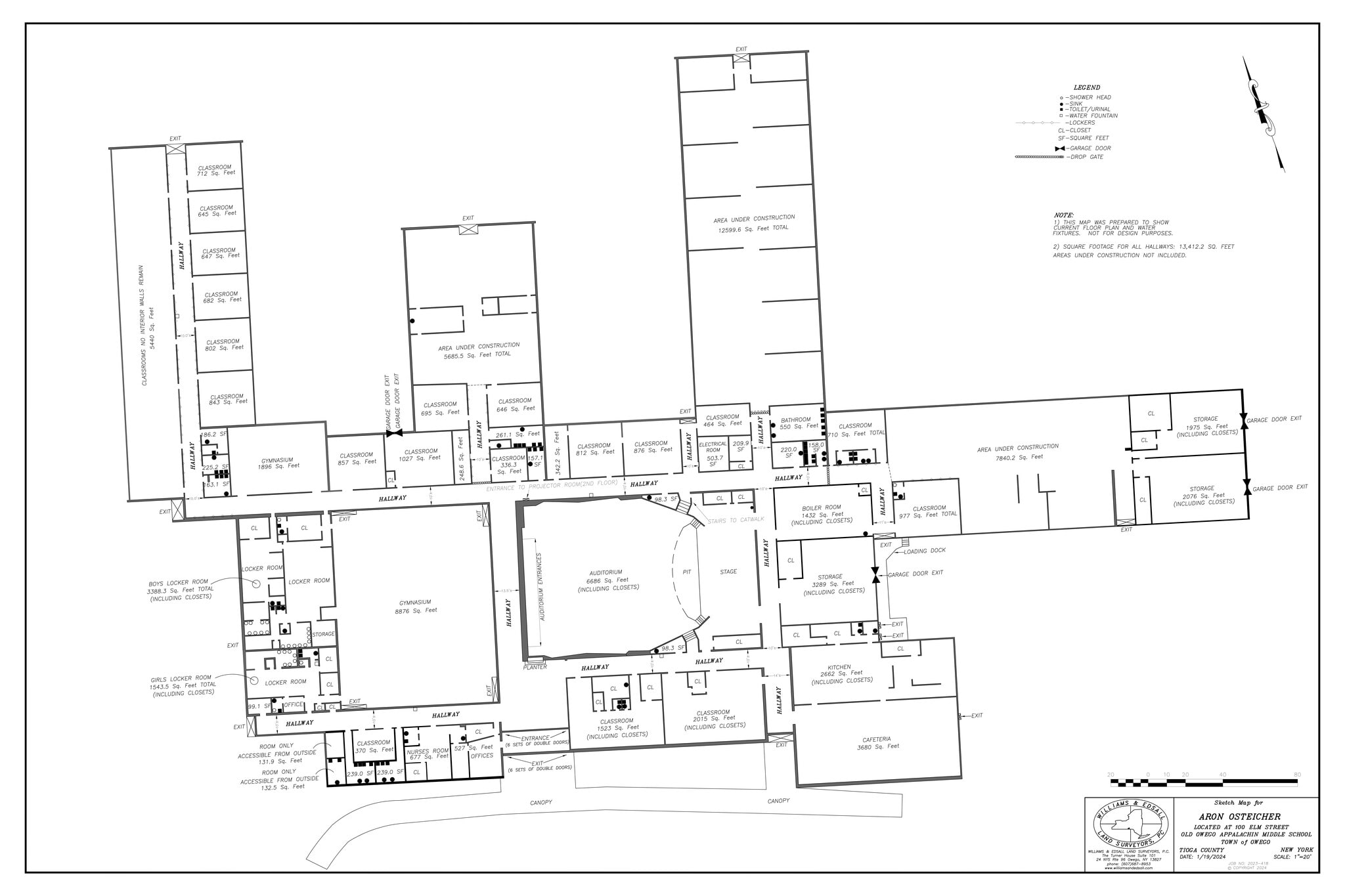 100 Elm St, Owego, NY à louer Plan de site– Image 1 sur 4