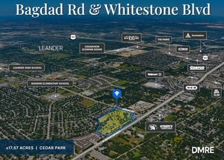 Plus de détails pour Bagdad Rd & Whitestone blvd, Cedar Park, TX - Terrain à vendre