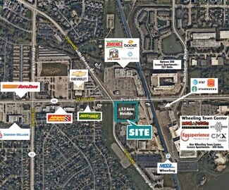 Plus de détails pour 625 Dundee Rd, Wheeling, IL - Terrain à vendre